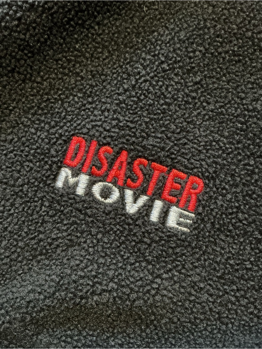 Columbia Disaster Movie 2008 Y2K Movie Film Cast Crew Black Fleece Jacket
